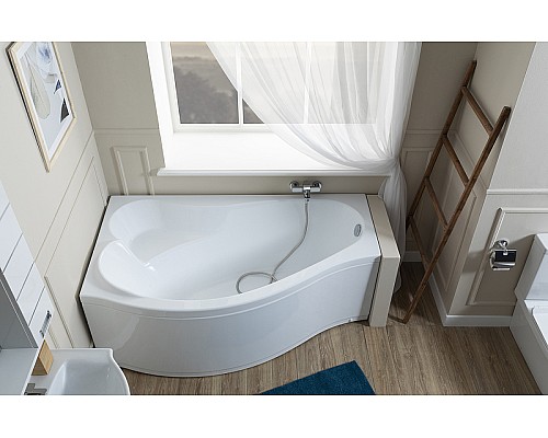 Акриловая ванна Aquanet Palma 170x90 L 205737 без гидромассажа Акриловая ванна Aquanet Palma 170x90 L 205737 без гидромассажа