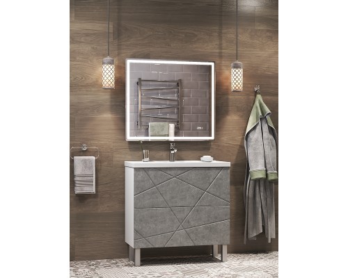 Зеркало Vigo Geometry Comfort 80 с подсветкой с сенсорным выключателем