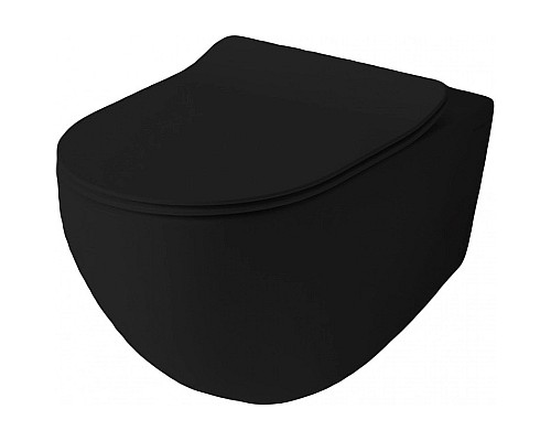 Унитаз Artceram File 2.0 FLV004 17 30	 подвесной Черный матовый без сиденья
