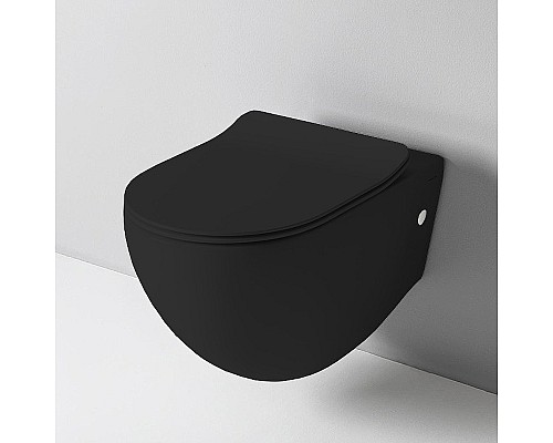 Унитаз Artceram File 2.0 FLV004 17 30	 подвесной Черный матовый без сиденья