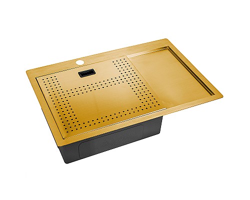 Кухонная мойка ZorG Master 78 ZM N-7852-L BRONZE с накладкой Бронза Кухонная мойка ZorG Master 78 ZM N-7852-L BRONZE с накладкой Бронза