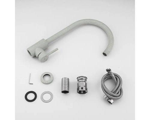 Смеситель для кухни Frap H899 F40899-2 Светло-серый