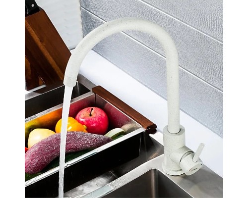 Смеситель для кухни Frap H899 F40899-2 Светло-серый