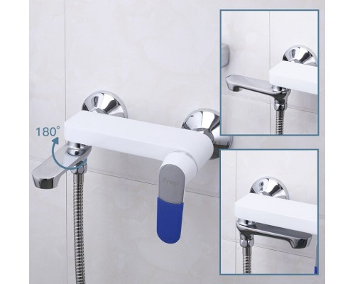 Смеситель для ванны Frap H34 F3234 Белый Хром