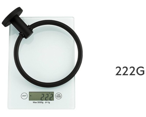 Кольцо для полотенец Frap F302 Черное матовое