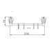 Вешалка для полотенец Frap F33 F3315-4 Хром