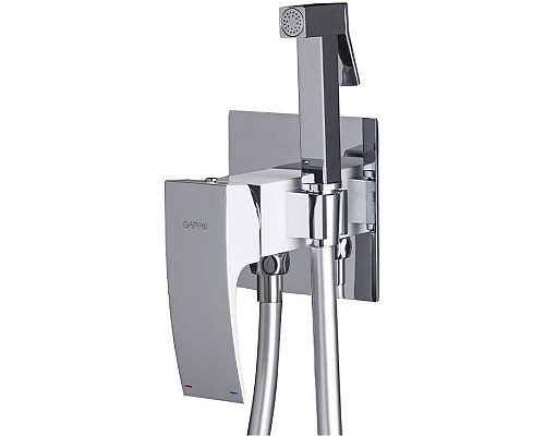 Гигиенический душ со смесителем Gappo Jacob G7207-8 Белый Хром