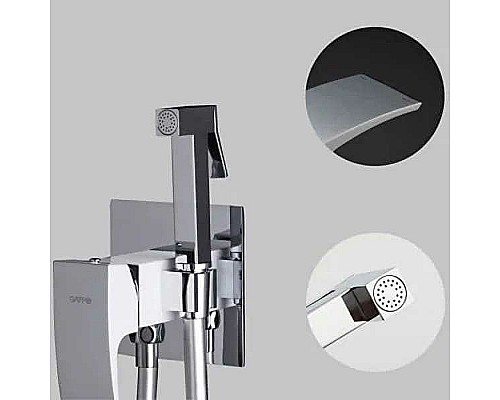 Гигиенический душ со смесителем Gappo Jacob G7207-8 Белый Хром