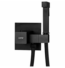 Гигиенический душ со смесителем Gappo G7207-60 с термостатом Черный матовый