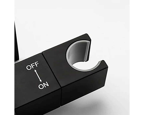 Гигиенический душ со смесителем Gappo G7207-60 с термостатом Черный матовый