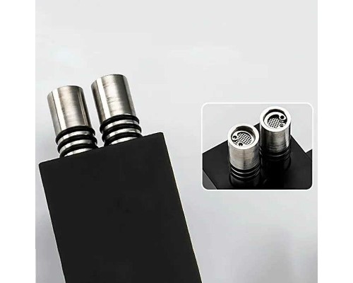 Гигиенический душ со смесителем Gappo G7207-60 с термостатом Черный матовый