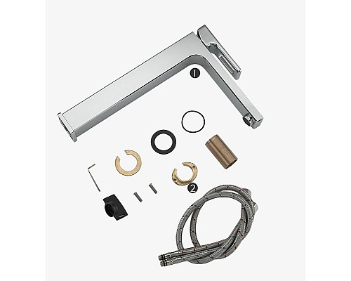 Смеситель для раковины Gappo G18 G1018-2 Хром