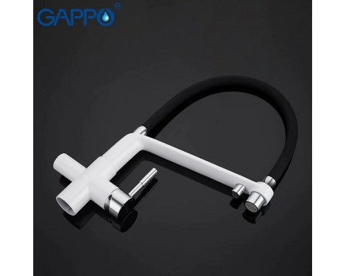 Смеситель для кухни Gappo G4398-9 Белый Черный