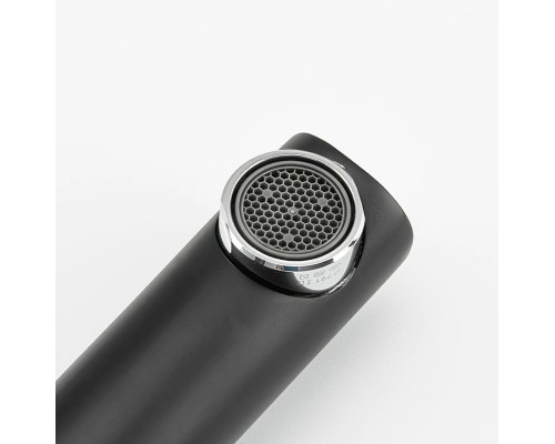 Смеситель на борт ванны Gappo G03-6 Черный матовый Хром