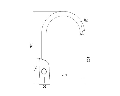 Смеситель для кухни Gappo G03-8 G4303-8 Белый Хром