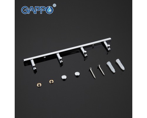 Вешалка для полотенец Gappo G202-4 Хром
