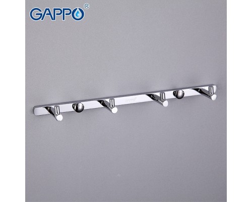 Вешалка для полотенец Gappo G202-4 Хром