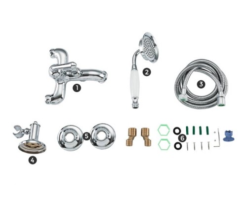 Смеситель для ванны Gappo G88 G3288 Хром