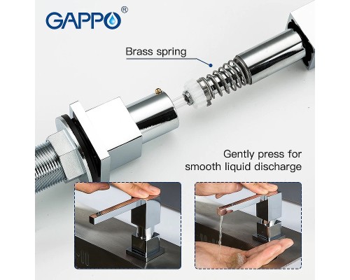 Дозатор для моющего средства Gappo G40 Хром