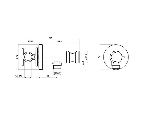 Гигиенический душ со смесителем Bossini Macan E37032B.030 Хром