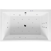 Акриловая ванна Excellent Crown Lux 190x120 с гидромассажем