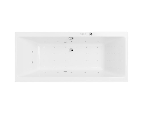 Акриловая ванна Excellent Pryzmat Slim 180x80 с гидромассажем