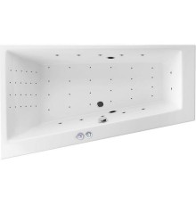 Акриловая ванна Excellent Sfera 170x100 L Nano Хром с гидромассажем