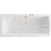 Акриловая ванна Excellent Aquaria Lux 180x80 с гидромассажем