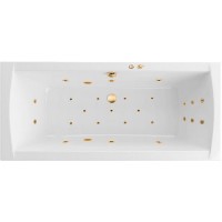 Акриловая ванна Excellent Aquaria Lux 180x80 с гидромассажем