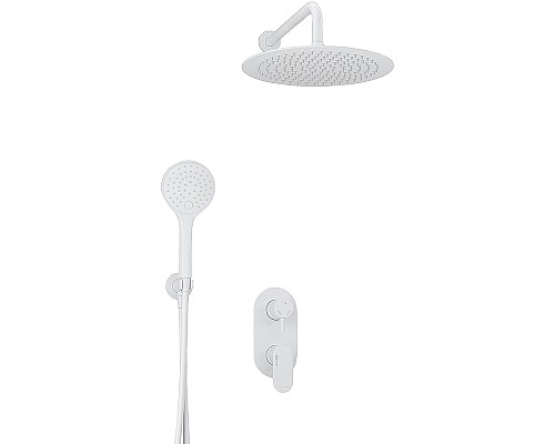 Душевая система WasserKRAFT А85155 Белая матовая
