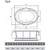 Акриловая ванна Vayer Opal 180x120 Гл000006826 без гидромассажа