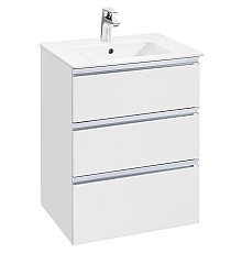 Тумба под раковину Roca The Gap 60 A857404806 подвесная Белый глянец