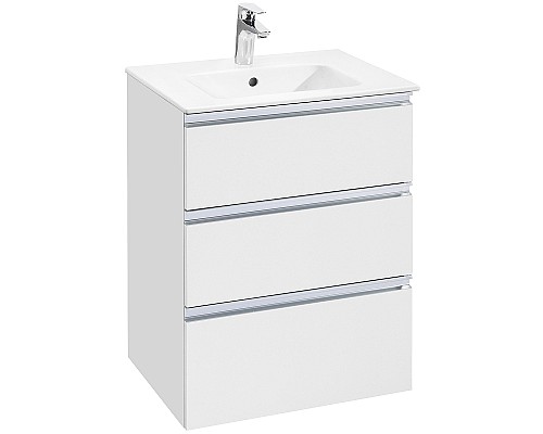 Тумба под раковину Roca The Gap 60 A857404806 подвесная Белый глянец