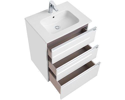 Тумба под раковину Roca The Gap 60 A857404806 подвесная Белый глянец