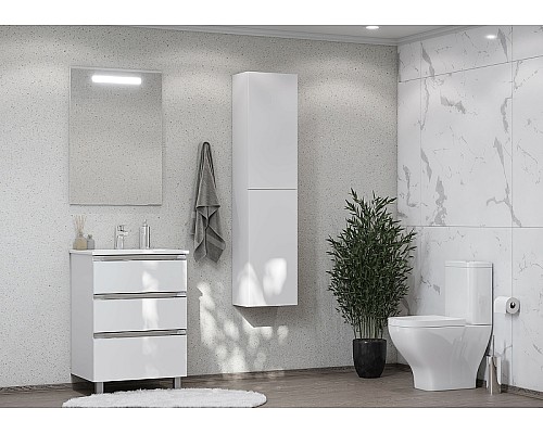 Тумба под раковину Roca The Gap 60 A857404806 подвесная Белый глянец