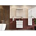 Зеркальный шкаф Roca Oleta 60 L A857645806 с подсветкой Белый глянец