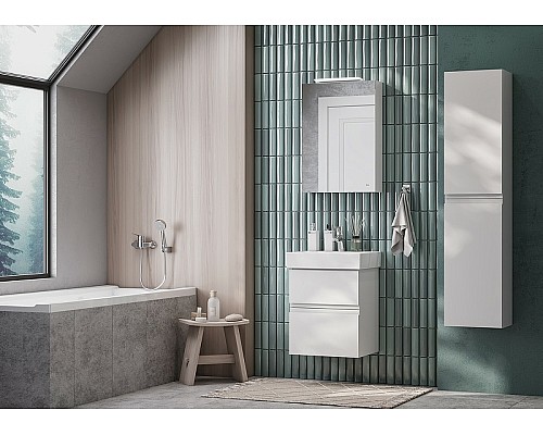 Шкаф пенал Roca Oleta 35 A857650806 подвесной Белый глянец