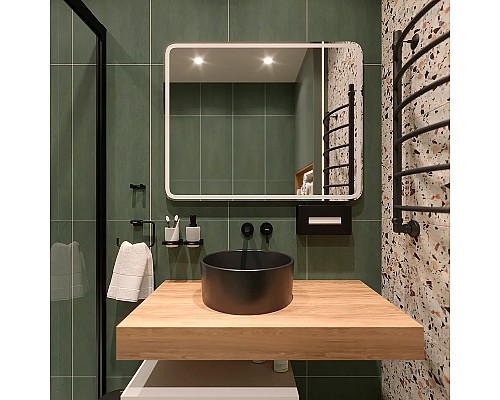 Зеркало DIWO Коломна 100 ЗЛП122 с подсветкой с сенсорным выключателем