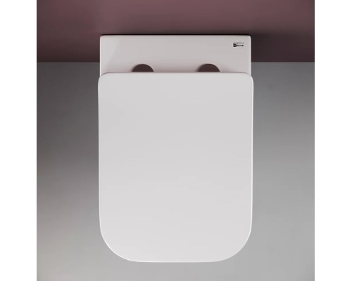 Комплект унитаза с инсталляцией Ceramicanova Metric CN3007_1002W_1000 с сиденьем Микролифт и Белой клавишей смыва