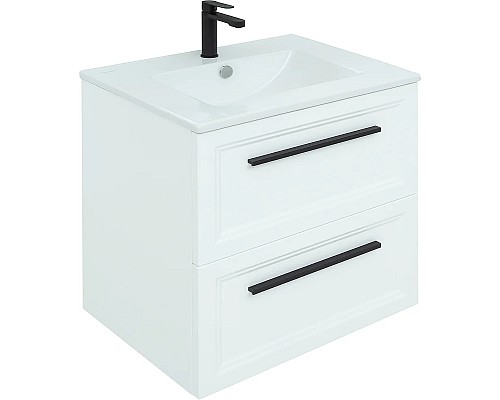 Тумба с раковиной STWORKI Эстерсунд 60 440924 подвесная Белая матовая