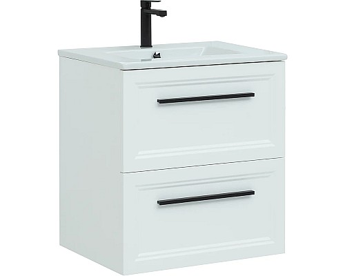 Тумба с раковиной STWORKI Эстерсунд 60 440924 подвесная Белая матовая