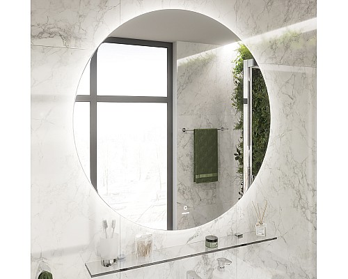 Комплект мебели для ванной STWORKI Ольборг 80 482712 подвесная Белая матовая Дуб французский