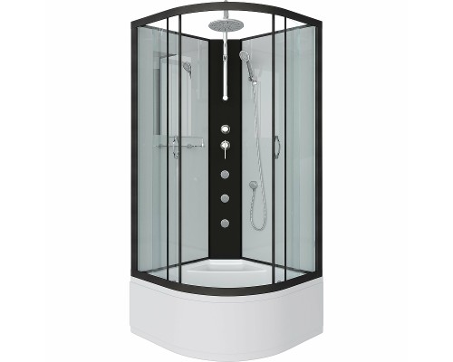 Душевая кабина Niagara Classic 100х100 NG-6709-14BKTG с гидромассажем