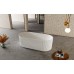 Ванна из искусственного камня Abber Stein 170х75 AS9601 Белая без гидромассажа