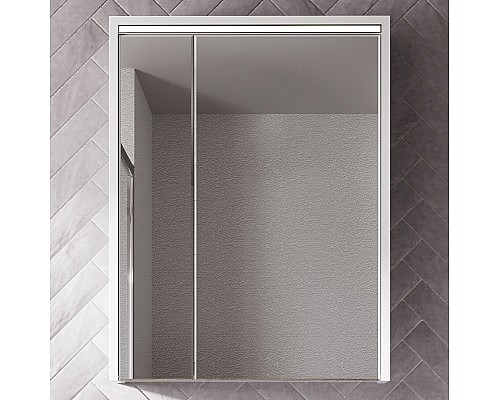 Зеркальный шкаф STWORKI Хельсинки 65 1A231902HI010 с подсветкой Белый глянец