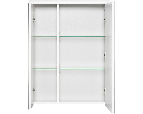 Зеркальный шкаф STWORKI Хельсинки 65 1A231902HI010 с подсветкой Белый глянец