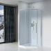 Душевой уголок Black&White Stellar Wind S815 CC 90x90 профиль Хром стекло прозрачное