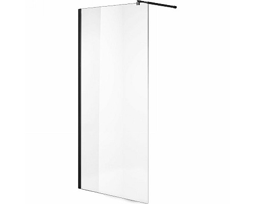 Душевая перегородка Niagara Nova 110 NG-683-11BLACK профиль Черный стекло прозрачное