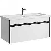 Тумба под раковину Aqwella Urban 100 URB0110W подвесная Белая
