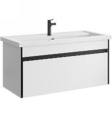 Тумба под раковину Aqwella Urban 100 URB0110W подвесная Белая
